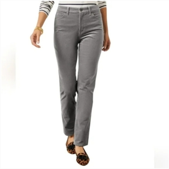 Talbots High Waist Straight Leg Corduroy pants - Picture 1 of 13